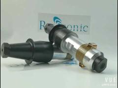 4 Ceramic Chips Ultrasonic Welding Transducer For Nonwoven Bag 15Khz 2600w