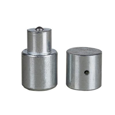 China Industrial Polish Cylindrical Steel Ball Oil Hole Iron Hinge For Garden Gate Weld On Hinges for sale