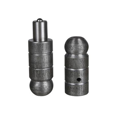 China Industrial Welding Heavy Duty Door Hinges Round Iron Hinge Welding Hinges for sale