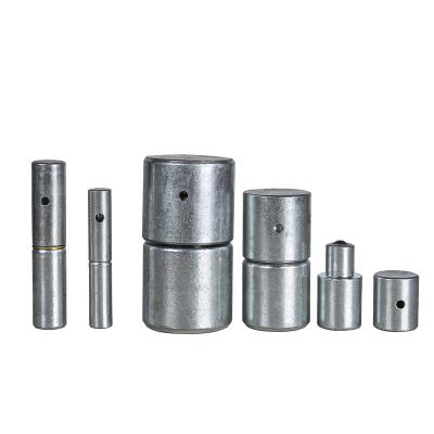 China Industrial Polished With Oil Holes Welding Door Hinges Steel Round Iron Hinges Hinges for sale