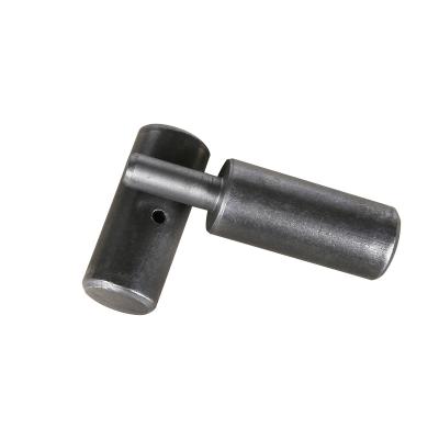 China Round Iron Industrial Hinge Door Iron Welding Hinge With Oil Hole Welding On The Hinge for sale