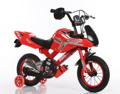 China Hot sale 12' 14' 16 inch steel kids bike motorcycle style motorcycle bicycle for kids bicicleta infantil kids bike parts for sale