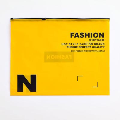 China Disposable In Stock Popular Design Custom Yellow Storage Hoodies Swimwear Tote Bag With Zipper for sale