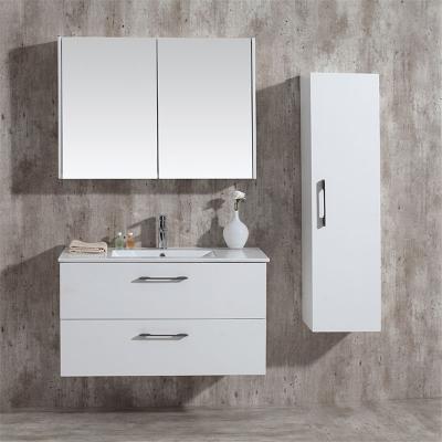 China High Quality Modern Waterproof Environmental Hot Selling Bathroom Cabinet Moisture Proof Cabinet Wall Mounted PVC Bathroom Mirror for sale