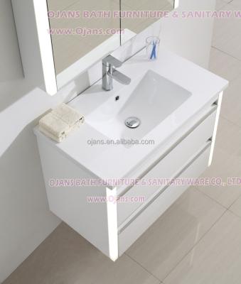 China Newest Modern Environment Ojans Bathroom Design , MDF Board Led Mirror Cabinet for sale