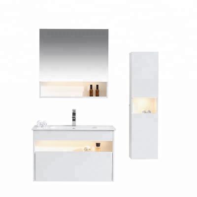 China Modern Environmental Top Selling Wall Mount Led Bathroom Mirror Cabinet Set for sale