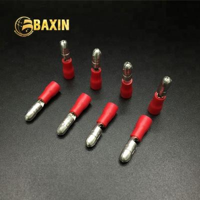 China MPD1.25-156 Male Pre-insulating Bullet Terminal For Common Cable Ties Connecting / Wiring Connector MPD1.25-156 for sale