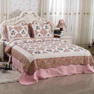 China 2022 Spring High Quality Luxury Color Rose Floral Folded Pattern Comforter Cover Duvet Cover Set for sale