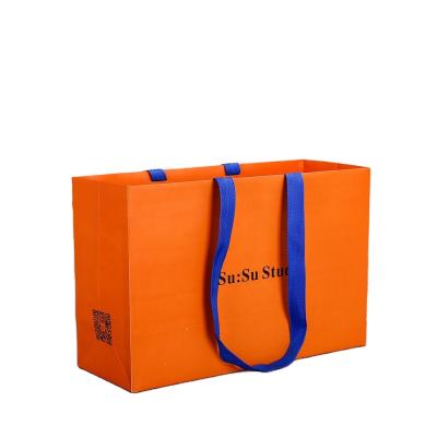 China 2021 Custom Wholesale Custom Logo Paper Bag White High Quality Handmade Cheaper Paper Bags With Sample for sale