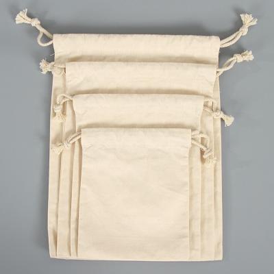 China 10. Eco-Friendly Customized Cotton Canvas Washable Wholesale Drawstring Bag for sale