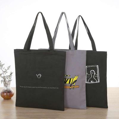 China Eco-friendly OEM Premium Quality Cotton Canvas Tote Bag Shopping With Good Custom Service for sale