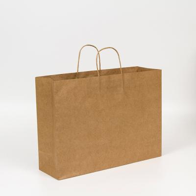 China Brown Fashionable Paper Cafe Materials Paper Coffee Food Kraft Paper Bag Recycled Packaging Bags for sale