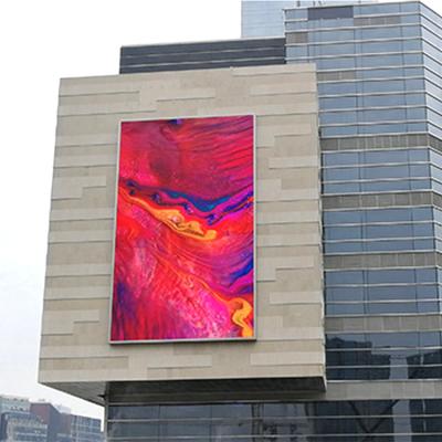 China LED Display Wall Advertising Sign Video Full Color Price P4 HD Outdoor Building Videos Huge Exterior for sale