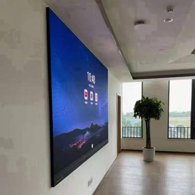 China 230 Kg Wall Mounted Indoor Narrow Bezel 165 Inch Led TV Touch Screen Conference Machine for sale