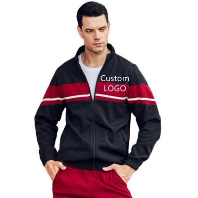 China OEM QUICK DRY mens wind sleeve custom breaker jacket long zip up jacket mens bomber jacket with logo for sale