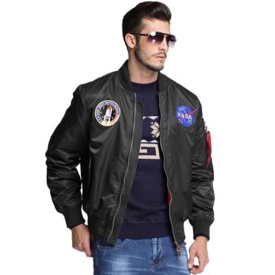 China New Stylish Viable Wholesale Plus Jackets Logo Men Jackets And Coats Custom Made 2021 Mens Winter Bomber Jacket Men Size for sale