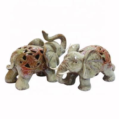 China China Home Decoration And Table Decoration Crafts Large Antique Ceramic Statue Elephant for sale