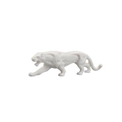 China All Wholesale White Porcelain Small Figurine Home Decor OEM Statues Ceramic Animal Decoration for sale