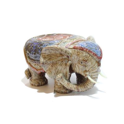 China OEM Wholesale Eco - Friendly Outdoor Garden And Living Room Use Ceramic Elephant Stool for sale