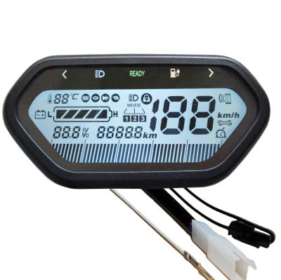 China Unisex lcd dashboard tachometer for motorcycle citycoco electric scooter for sale