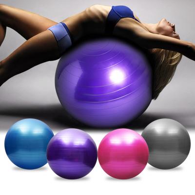 China Wholesale Yoga Ball Exercise Ball Anti-Slip Fitness Home Yoga Ball Balance Ball Shatter Customized for sale