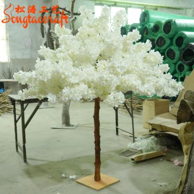 China Tree Wedding Environmentally Friendly 5Ft Artificial White Cherry Blossom Tree Factory Wholesale for sale