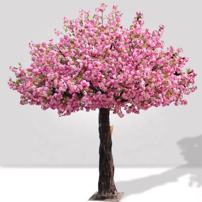 China Large Rustic Simulated Cherry Blossom Silk Tree Artificial Cherry Blossoms For Sale for sale