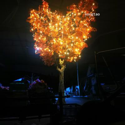 China Environmental Friendly Holiday Or Wedding Lights Outdoor Decorative Christmas Led Yello Pink Cherry Blossom Trees For Sale Artificial for sale