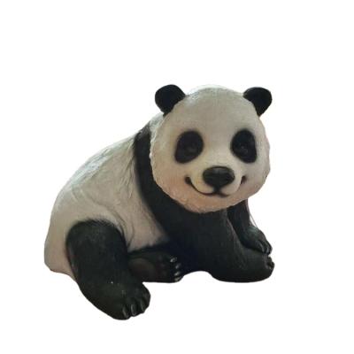 China 2019 New Design Traditional Art Mall Decoration Panda Sculpture Artificial Animal For Sale for sale