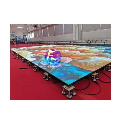 China P3.91 Indoor Dance Floor 3D Video Indoor Interactive Floor Led Display Screen Manufacturers for sale