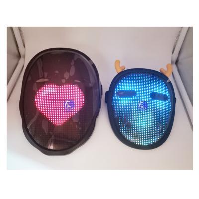 China Halloween. 2021 Free Shipping Xmas Party Amazon Hot Selling Game Thug Mask Jumpsuit Cosplay Halloween Full Color Led Face Mask Christmas Party for sale