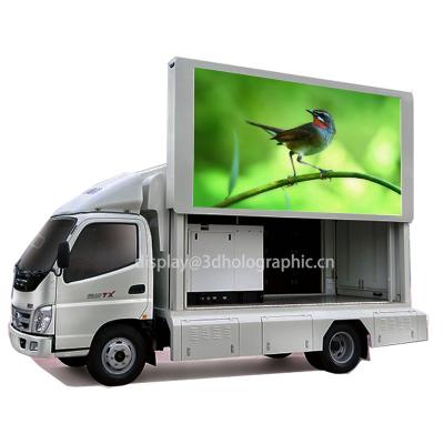 China Indoor Mobile Led Display Screen Trailer / Truck Mobile Advertising Led Display Price P5 for sale