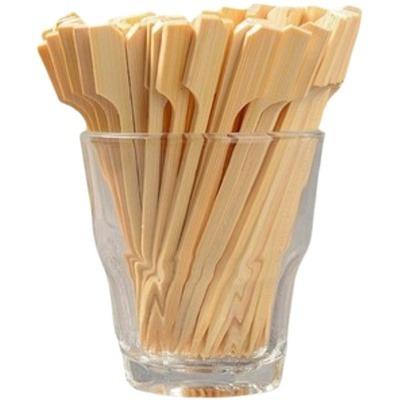 China Mogul Customized Size Easily Cleaned Estick Shh Natural Skewer Stick GRILL Disposable Flat Bamboo Skewer Steak Stick For Kid for sale