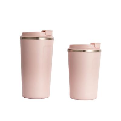 China 2021 Sustainable New Arrival Small Double Wall 18/8 Stainless Steel Coffee Mug With Lid for sale