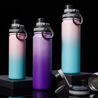 China Viable Logo Thermo Stainless Steel Vacuum Water Vacuum Flask Custom Sports Bottles for sale