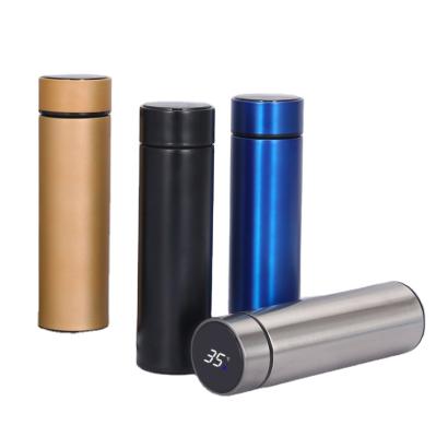 China Thermo Smart Business Double Wall Stainless Steel Water Bottle Vacuum Insulated Flask With Led Indicator for sale