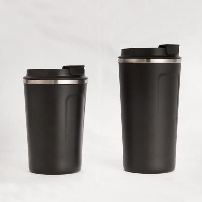 China Sustainable Double Wall Stainless Steel Thermos 380ml/500ml Personalized Travel Coffee Mug for sale