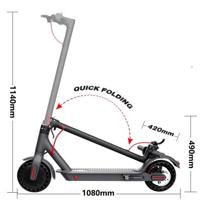 China Unisex German European Netherlands Warehouse Safety 2 Wheel Powered Powerful Adult Electric Scooter for sale