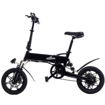 China Classic Retro Big Wheels 36v Unisex Foldable Black Fat Bike Electronic Electric Bike Ebike for sale