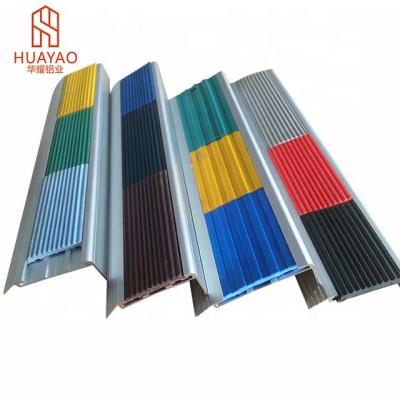 China Customized Extruded Aluminum Design For Sound Amplifier Aluminum Slip Step Anti Sniffing Stair Sniffing Strips Safety Sniffing Anti Slip Sniffing Anti Slip Strip For Stair for sale