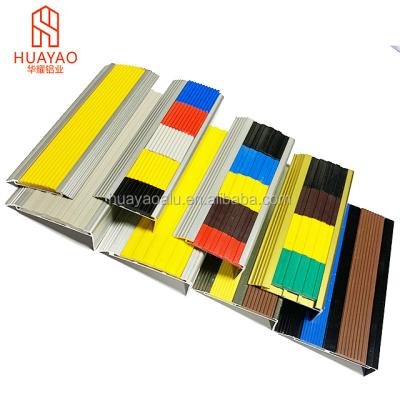 China Customized extruded aluminum design for Sound Amplifier Anti Slip Step Safety Sniffing Stair Sniffing Strips Aluminum Sniffing Strip For Staircase for sale