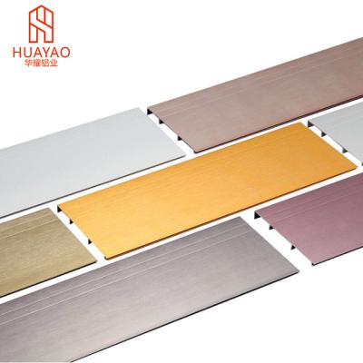 China Customized Extruded Aluminum Design For Sound Amplifier Aluminum Alloy Wall Cover Skirting Board 2021 Quality Guaranteed Floor Cover for sale