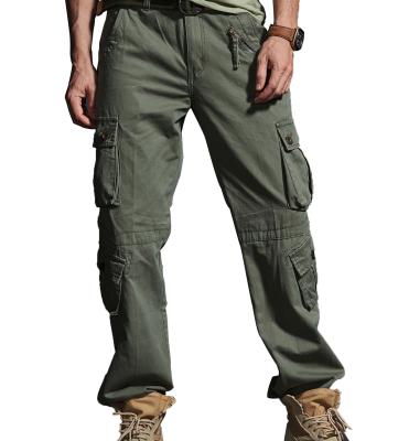 China 100%Cotton Breathable Men's Army Fan Military Tactical Breeches Casual Pockets Pants Long Pants For Men for sale