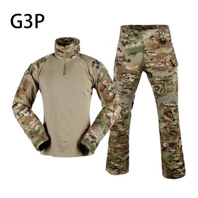 China Frog Breathable Tactical Shirt Men's G3P Long Sleeve For Army Military Combat Shirt Uniform Frogman Set Tactical Pants for sale