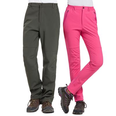 China Women's Termal Waterproof Softshell Pants QUICK DRY Shear Scratch Winter Skating Skiing Windproof Pants Long Trousers for sale