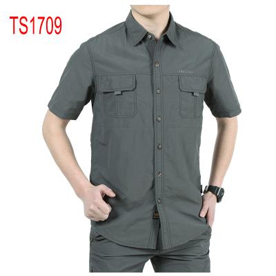 China Anti-pilling Men's Quick Dry Army Fans Shirt Tactical Military Army Uniform Shirt To Increase Climbing Hunting Safari Shirt for sale