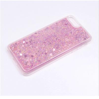 China Popular Anti-fall fashion apple mobile phone shell quicksand silicone mobile phone case for Iphone 6/7/8/X/XM for sale