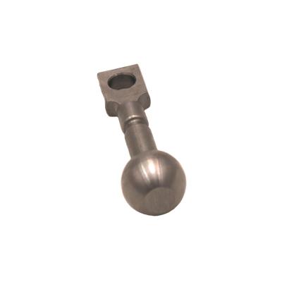 China High Precision CNC Machining Service Aluminum Metal Milling CNC Machined Ball Aluminum Head Parts Anodized Steering Shaft for sale