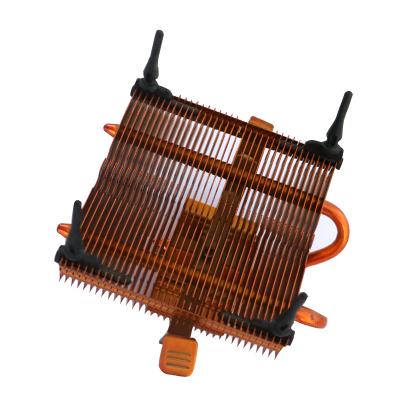 China Copper Tube Radiator Cpu Cooler Master Electronic Custom Stamping Aluminum Heatsink For Computer for sale