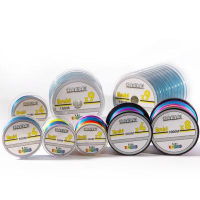 China Float Marker 20 Years Manufacturer Supply X4 X8 X9 Direct Braided Line Ten Meter Colorful PE One Color Fishing Line for sale